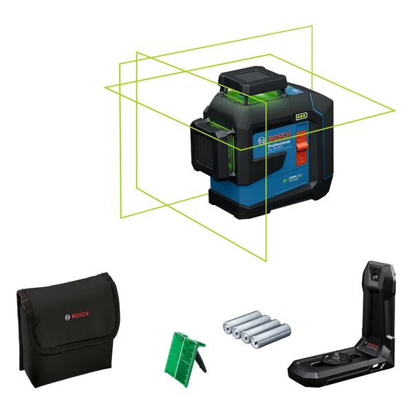 Bosch GLL 80-33 G Professional grøn 3 x 360-graders laser