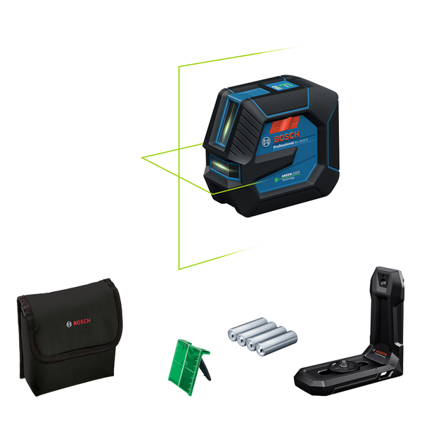 Bosch GLL 20-22 G Professional krydslaser med grøn laser
